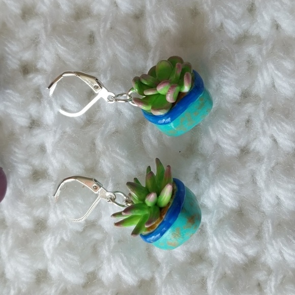 Cactus and Succulent Stitch Markers Progress Keepers Crochet Knitting Handmade - Picture 4 of 11